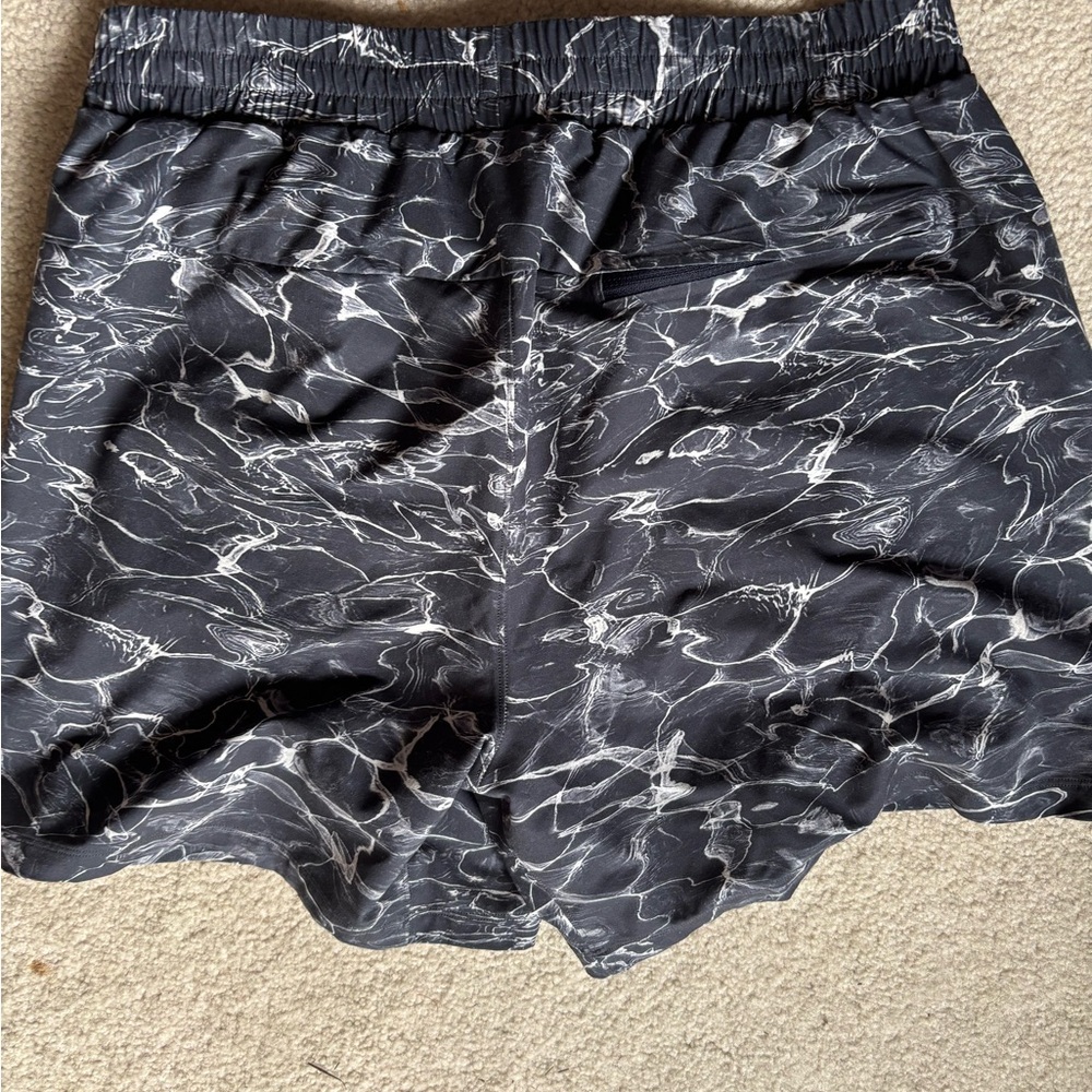 lululemon athletica Black and White Athletic Shorts